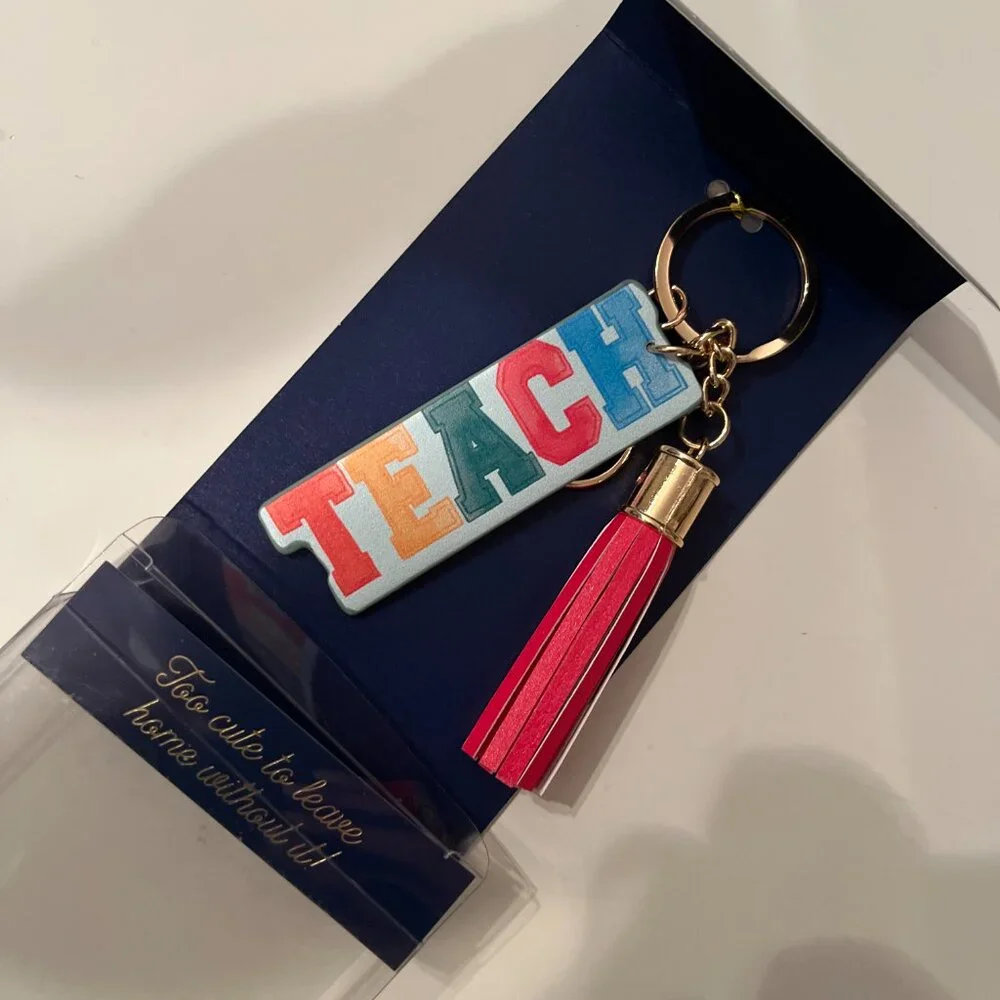 Teacher Tassel Keychain (new‎ / w/a/x)